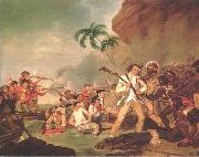 George Carter Death of Captain James Cook oil painting reproduction